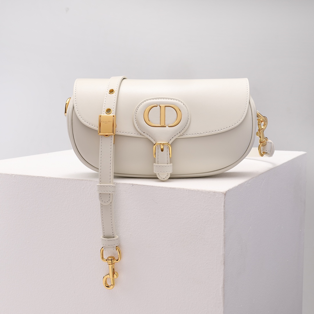 Dior Bobby East-West Bag White Box Calfskin